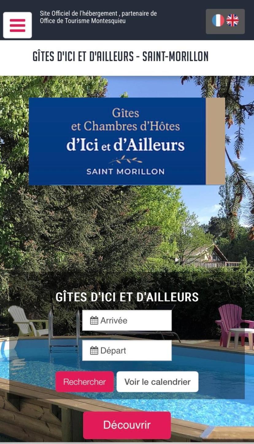 Maisons De Vacances Proche Bordeaux Gites D'Ici Et D'Ailleurs 6 Et 4 Personnes Dependances Dans Propriete Saint-Morillon Ngoại thất bức ảnh
